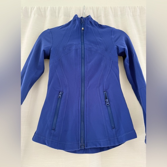 Lululemon Define Jacket Nulu Cerulean Blue Full Zip | Size 2 - Picture 14 of 17